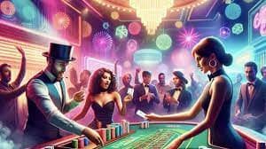 Live dealer casino table game session for high-limit players on jilipg